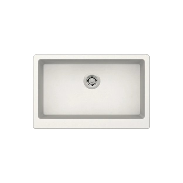 (image for) PELICAN PL-300 32 7/8" x 20 3/4" x 9" Granite Composite Apron Front Sink - Alpina