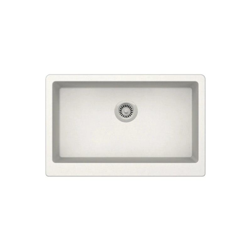 PELICAN PL-300 32 7/8\" x 20 3/4\" x 9\" Granite Composite Apron Front Sink - Alpina