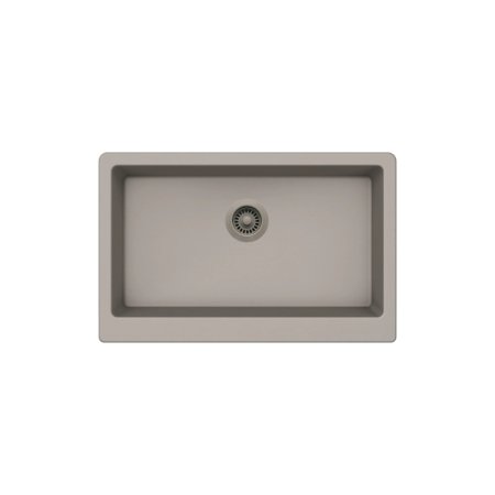 (image for) PELICAN PL-300 32 7/8" x 20 3/4" x 9" Granite Composite Apron Front Sink - Concrete