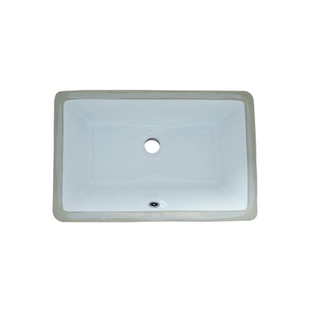 (image for) PELICAN PL-3033 Porcelain Undermount Bathroom Sink 18-1/2" x 11" - Bone
