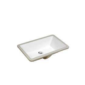 PELICAN PL-3033 Porcelain Undermount Bathroom Sink 18-1/2" x 11" - Bone