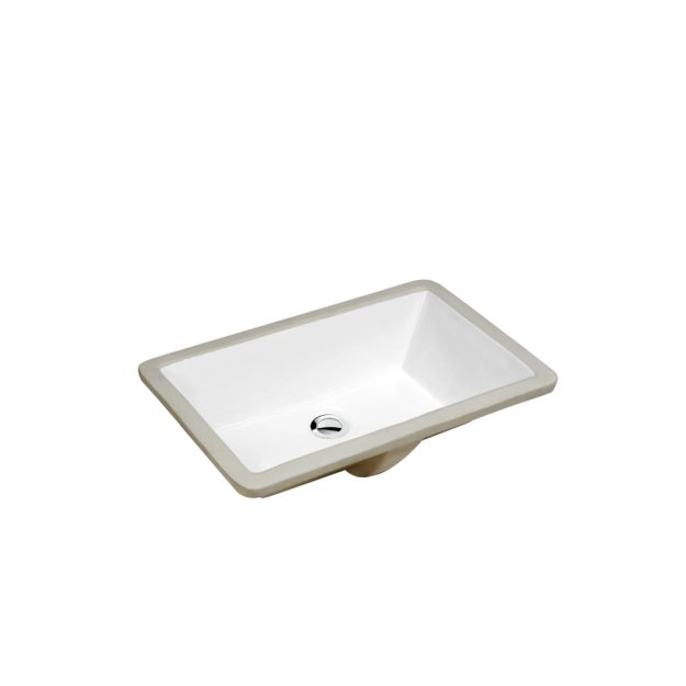 (image for) PELICAN PL-3033 Porcelain Undermount Bathroom Sink 18-1/2\" x 11\" - Bone