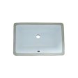 (image for) PELICAN PL-3033 Porcelain Undermount Bathroom Sink 18-1/2" x 11" - White