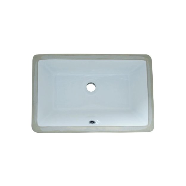 (image for) PELICAN PL-3033 Porcelain Undermount Bathroom Sink 18-1/2" x 11" - White
