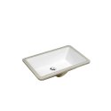 (image for) PELICAN PL-3033 Porcelain Undermount Bathroom Sink 18-1/2" x 11" - White