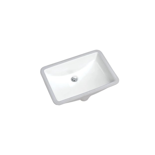 (image for) PELICAN PL-3044 Extra Deep Porcelain Undermount Bathroom Sink 18 1/4\'\' x 12\'\' x 6 1/4\"- White