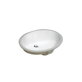 PELICAN PL-3059 Porcelain Undermount Bathroom Sink 17 1/4" x 14" x 5 3/4" - Black