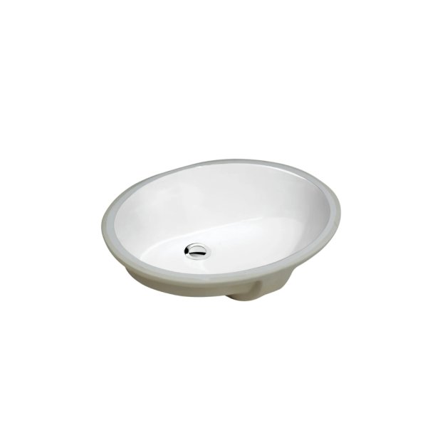 (image for) PELICAN PL-3059 Porcelain Undermount Bathroom Sink 17 1/4\" x 14\" x 5 3/4\" - White