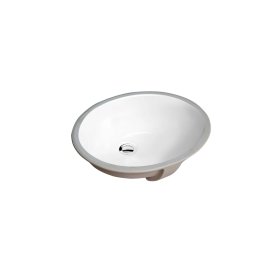 PELICAN PL-3072 Porcelain Undermount Bathroom Sink 15 1/4" x 12" x 6" - Bone