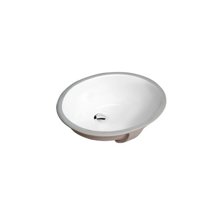 (image for) PELICAN PL-3072 Porcelain Undermount Bathroom Sink 15 1/4" x 12" x 6" - White
