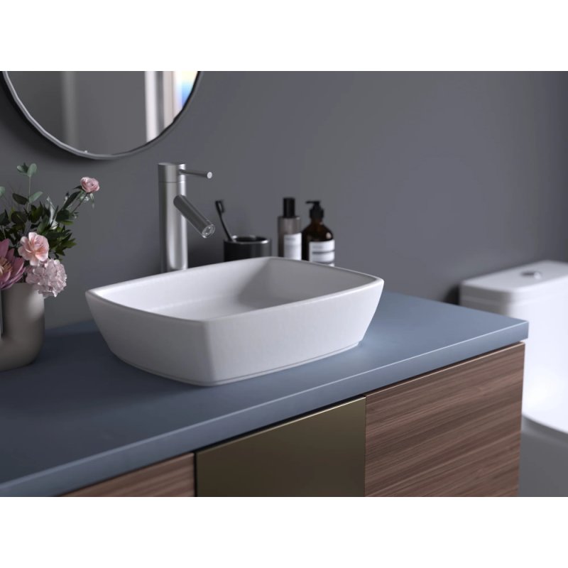 (image for) PELICAN PL-3081 Porcelain Vessel Bathroom Sink 18-1/2'' x 13-3/4'' - White