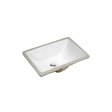 (image for) PELICAN PL-3088 Porcelain Undermount Bathroom Sink 16 1/4" x 11" x 5 1/2" - Bone