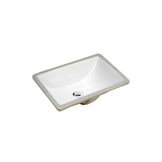 (image for) PELICAN PL-3088 Porcelain Undermount Bathroom Sink 16 1/4\" x 11\" x 5 1/2\" - Bone