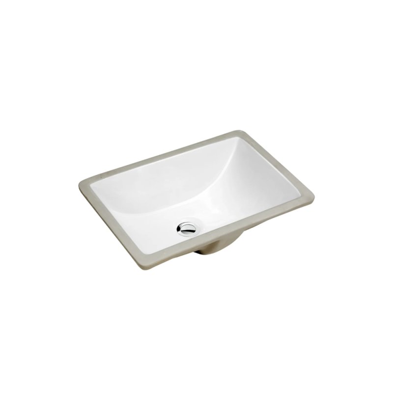 PELICAN PL-3088 Porcelain Undermount Bathroom Sink 16 1/4\" x 11\" x 5 1/2\" - Bone