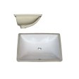 (image for) PELICAN PL-3099 Porcelain Undermount Bathroom Sink 18" x 13" x 6" - Black