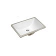 (image for) PELICAN PL-3099 Porcelain Undermount Bathroom Sink 18" x 13" x 6" - Black