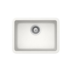 PELICAN PL-350 19 3/4" x 14 7/8" x 6 11/16" Granite Composite Small Single Bowl Sink - Alpina