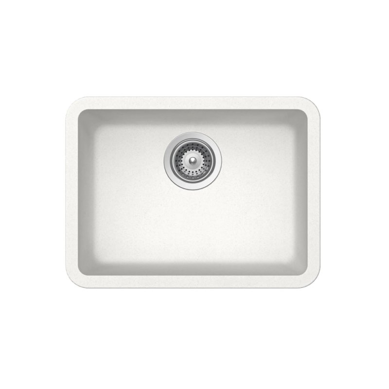 PELICAN PL-350 19 3/4\" x 14 7/8\" x 6 11/16\" Granite Composite Small Single Bowl Sink - Alpina