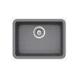(image for) PELICAN PL-350 19 3/4" x 14 7/8" x 6 11/16" Granite Composite Small Single Bowl Sink - Chroma