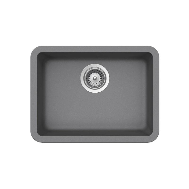 PELICAN PL-350 19 3/4\" x 14 7/8\" x 6 11/16\" Granite Composite Small Single Bowl Sink - Chroma