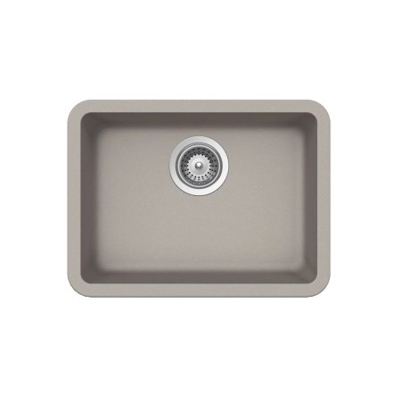 (image for) PELICAN PL-350 19 3/4" x 14 7/8" x 6 11/16" Granite Composite Small Single Bowl Sink - Concrete