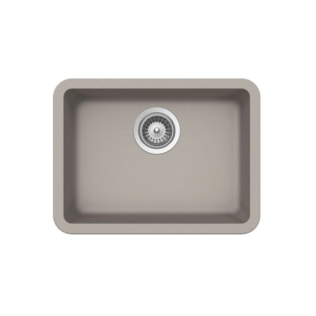 (image for) PELICAN PL-350 19 3/4\" x 14 7/8\" x 6 11/16\" Granite Composite Small Single Bowl Sink - Concrete
