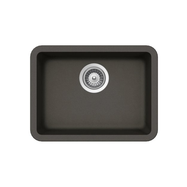 (image for) PELICAN PL-350 19 3/4\" x 14 7/8\" x 6 11/16\" Granite Composite Small Single Bowl Sink - Gunmetal