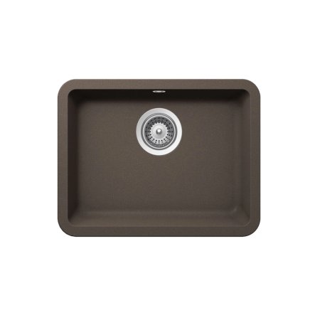 (image for) PELICAN PL-350 19 3/4" x 14 7/8" x 6 11/16" Granite Composite Small Single Bowl Sink - Mocha