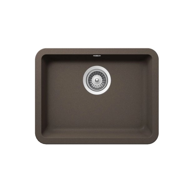 (image for) PELICAN PL-350 19 3/4\" x 14 7/8\" x 6 11/16\" Granite Composite Small Single Bowl Sink - Mocha