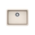(image for) PELICAN PL-350 19 3/4" x 14 7/8" x 6 11/16" Granite Composite Small Single Bowl Sink - Sand