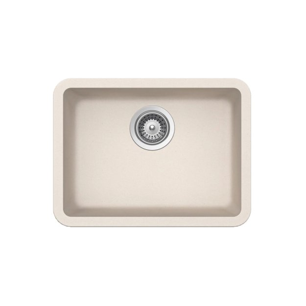 (image for) PELICAN PL-350 19 3/4" x 14 7/8" x 6 11/16" Granite Composite Small Single Bowl Sink - Sand
