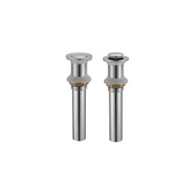 PELICAN PL-38 Pop Up Drain w/o Overflow - Chrome