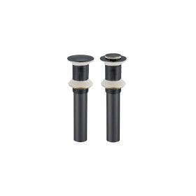 PELICAN PL-38 Pop Up Drain w/o Overflow - Matte Black