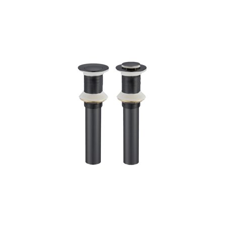 (image for) PELICAN PL-38 Pop Up Drain w/o Overflow - Matte Black
