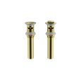 (image for) PELICAN PL-44 Pop Up Drain w/ Overflow - Brushed Gold