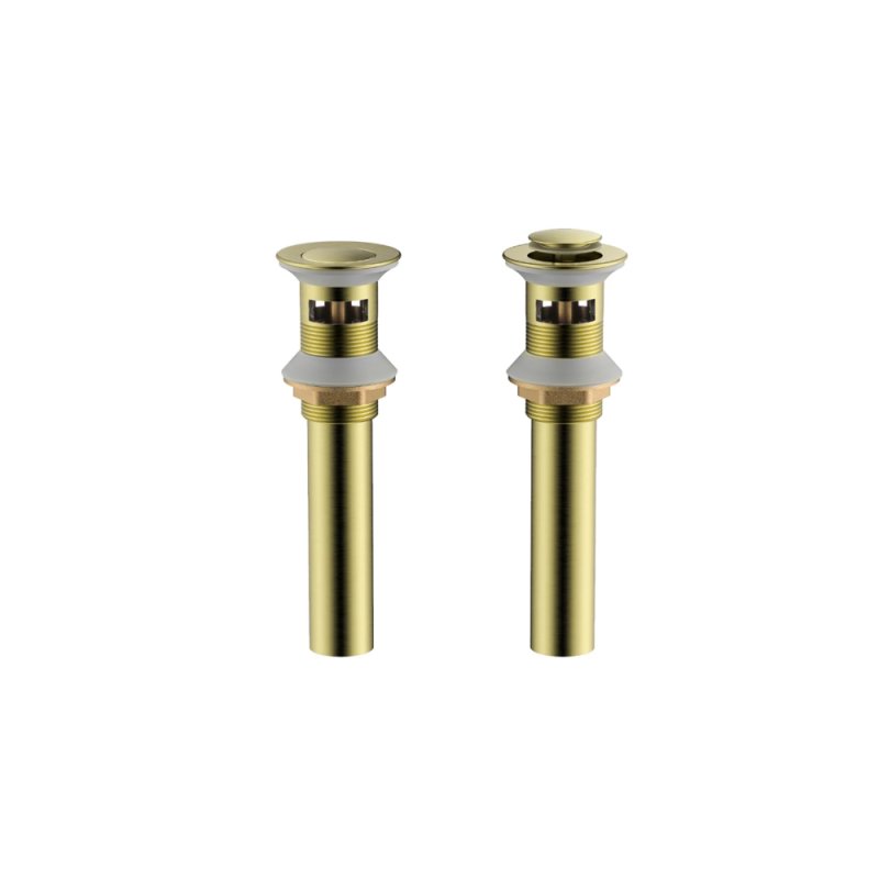 PELICAN PL-44 Pop Up Drain w/ Overflow - Brushed Gold