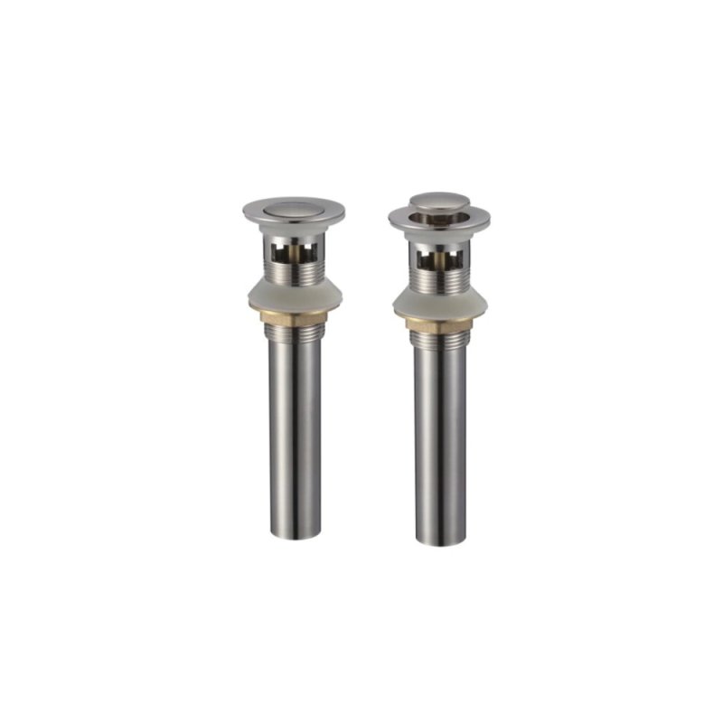 PELICAN PL-44 Pop Up Drain w/ Overflow - Brushed Nickel