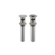 (image for) PELICAN PL-44 Pop Up Drain w/ Overflow - Chrome