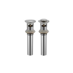 PELICAN PL-44 Pop Up Drain w/ Overflow - Chrome