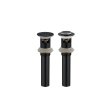 (image for) PELICAN PL-44 Pop Up Drain w/ Overflow - Matte Black