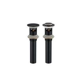 PELICAN PL-44 Pop Up Drain w/ Overflow - Matte Black