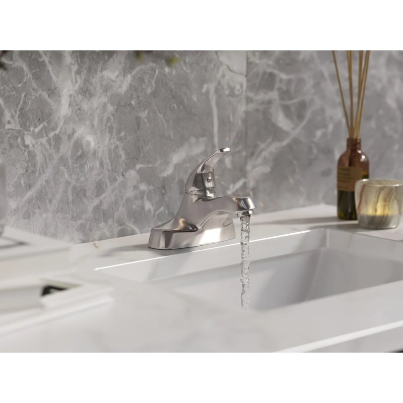 (image for) PELICAN PL-8104 One Hole Bathroom Faucet - Brushed Nickel