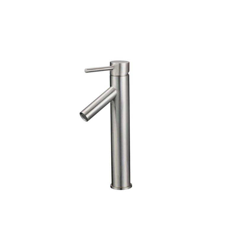PELICAN PL-8112 Single Hole Vessel Bathroom Faucet - Brushed Nickel
