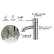 (image for) PELICAN PL-8112 Single Hole Vessel Bathroom Faucet - Chrome