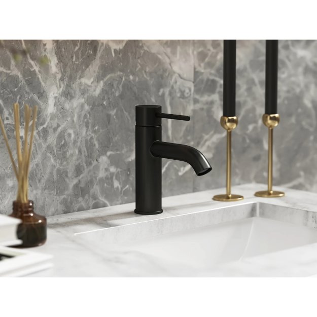 (image for) PELICAN PL-8113 Single Hole Bathroom Faucet - Matte Black