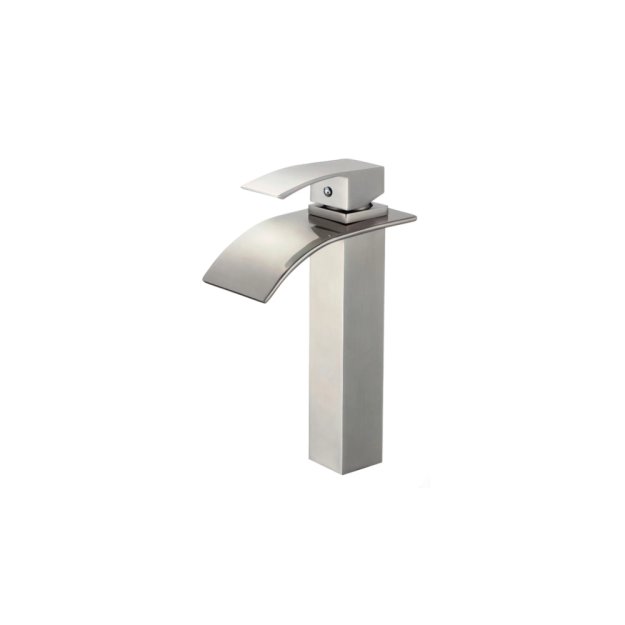(image for) PELICAN PL-8136 Single Hole Vessel Bathroom Faucet - Brushed Nickel