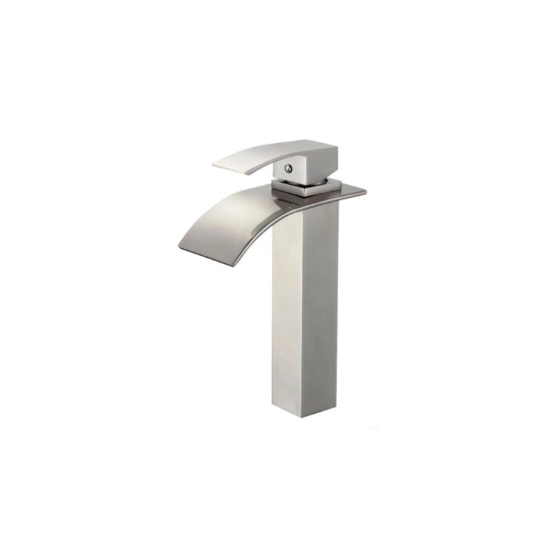 PELICAN PL-8136 Single Hole Vessel Bathroom Faucet - Brushed Nickel