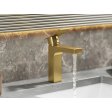(image for) PELICAN PL-8142 Single Hole Bathroom Faucet - Brushed Gold