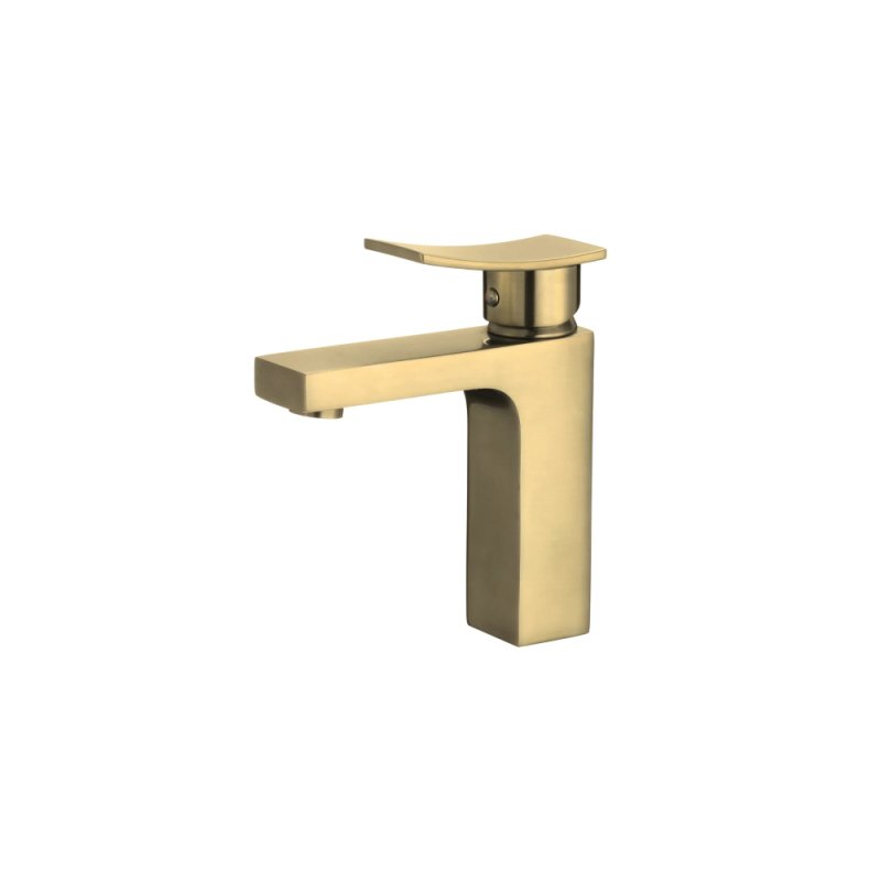 PELICAN PL-8142 Single Hole Bathroom Faucet - Brushed Gold