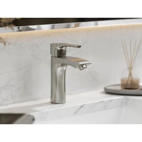 PELICAN PL-8162 Single Hole Bathroom Faucet - Brushed Nickel